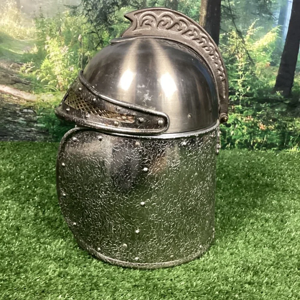 Vintage Medieval Camelot Knight Helmet Ice Bucket